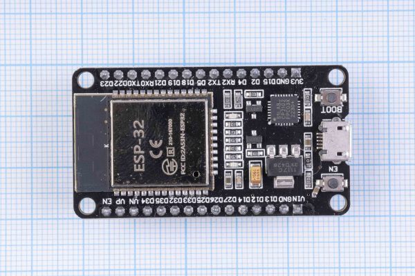 Плата ESP32 WIFI+Bluetooth, чіп CP2102, microUSB, 30 PIN