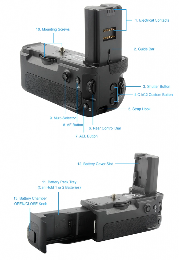 Батарейний блок (бустер) VG-C3EM для Sony Alpha A9/A7R3