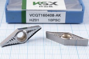 Вставка токарна (різець) VCGT160408-AK HZ01 KSX 45 HRC