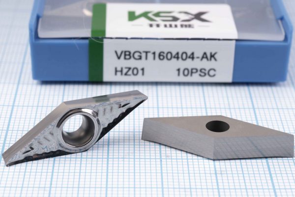 Вставка токарна (різець) VBGT160404-AK HZ01 KSX 45 HRC