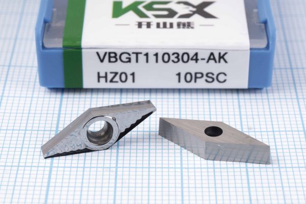 Вставка токарна (різець) VBGT110304-AK HZ01 KSX 45 HRC