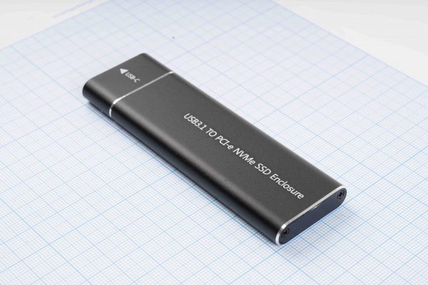 Адаптер-кейс для SSD M.2 NVMe, USB 3.1 Type-C, до 10 Гбіт/с