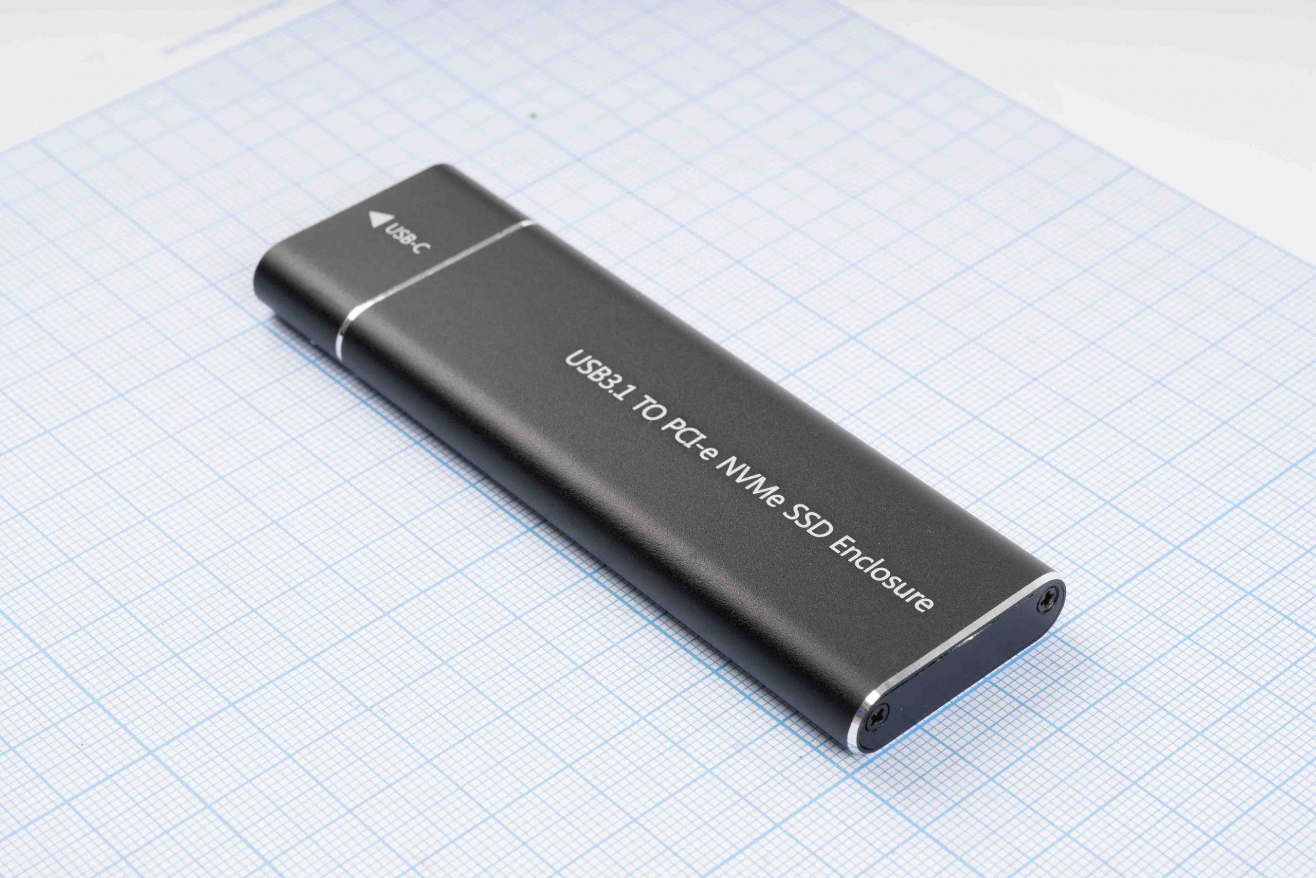 Адаптер-кейс для SSD M.2 NVMe, USB 3.1 Type-C, до 10 Гбіт/с