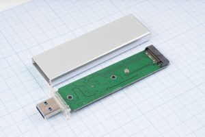 Адаптер-кейс для SSD M.2 SATA (NGFF) 2242/2260/2280, USB-A 3.0