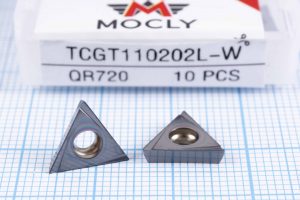 Вставка токарна (різець) TCGT110202L-W QR720 MOCLY 50 HRC