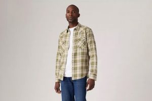 Сорочка Levi`s Classic Standard Fit Western #857450167 розмір M
