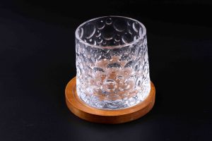 Склянка "Бульбашки" з обертовою підставкою, 280 мл, 9.2 х 8 см
