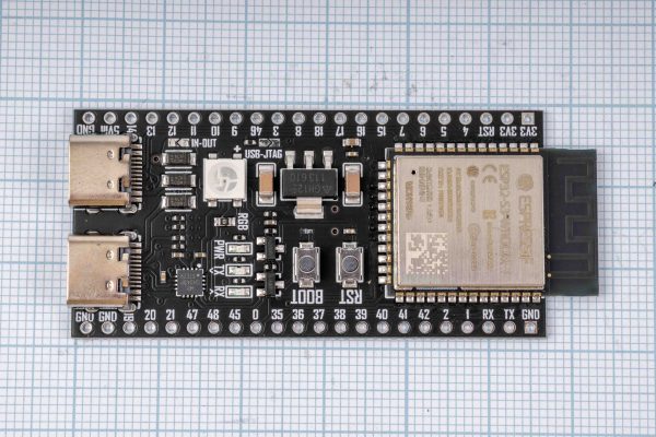Плата ESP32-S3-WROOM-1-N16R8 ESPRESSIF WIFI + Bluetooth, ESP32, 2x USB Type-C