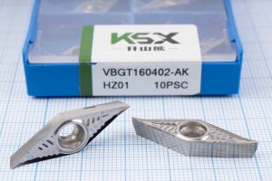 Вставка токарна (різець) VBGT160402-AK HZ01 KSX 45 HRC