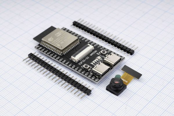 Плата ESP32-S3-WROOM-1-N16R8, CAM OV2640 WIFI + Bluetooth, ESP32, 2x USB Type-C, CH343P