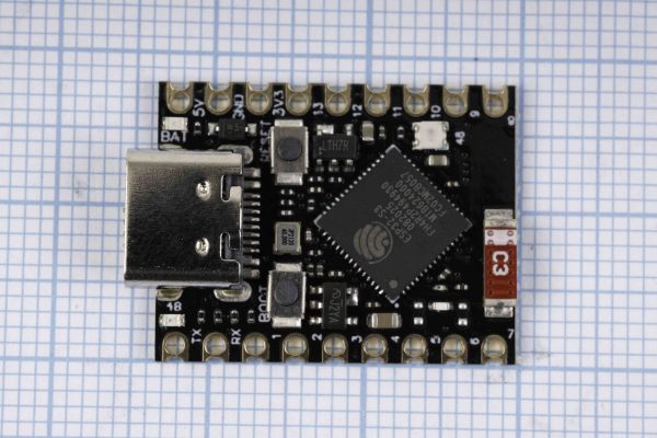 Плата розробника ESP32-S3 Super Mini (Dual-core, Wi-Fi + Bluetooth, USB-C)