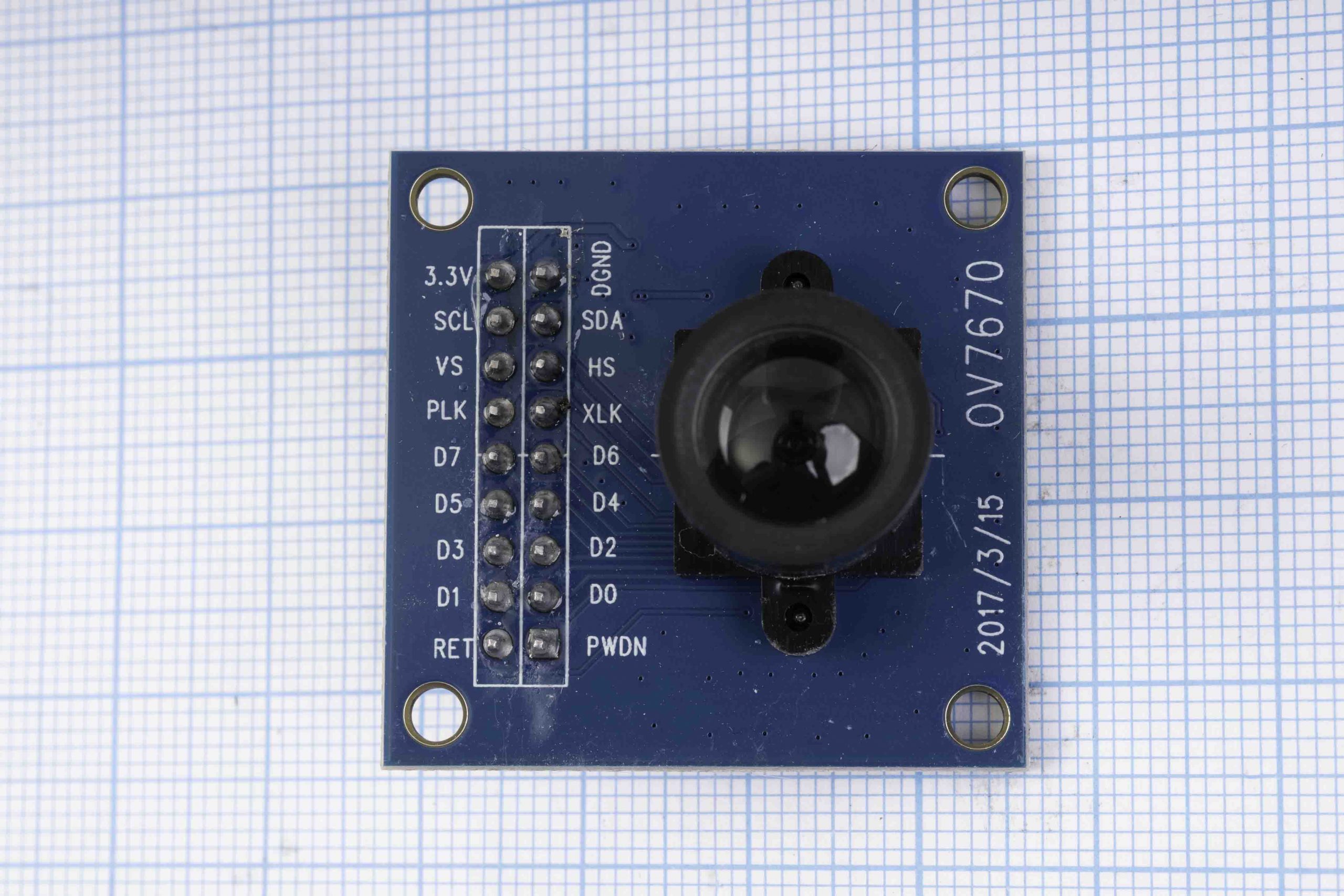 Модуль камери OV7670 VGA 640x480 для Arduino, SCCB/I2C