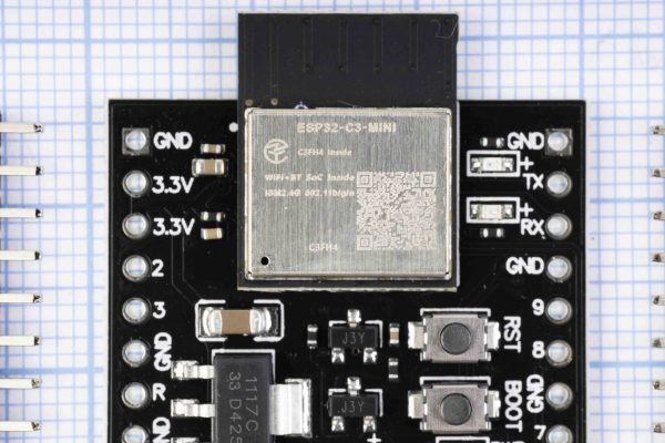 Плата ESP32-С3-MINI WIFI + Bluetooth, ESP32, 2x USB Type-C, CH340K