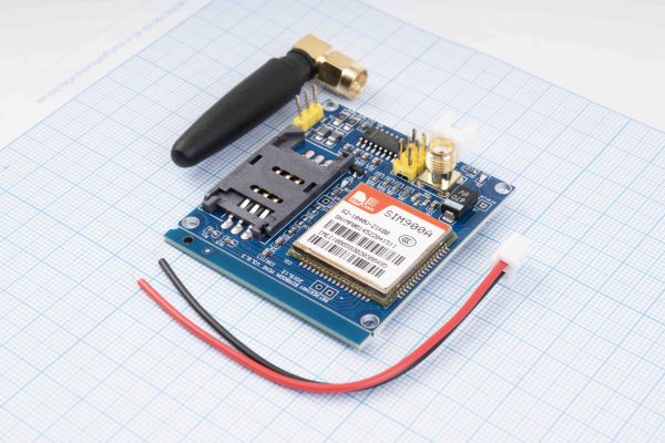 Модуль стільникового зв’язку GSM і GPRS для Arduino SIM900A MINI з виносною антеною
