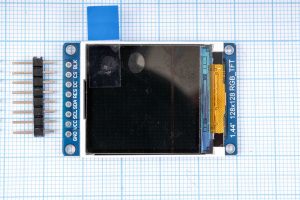 Дисплей кольоровий 1.44″ TFT SPI LCD 128x128 ST7789V