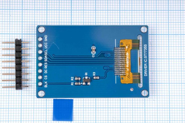 Дисплей кольоровий 1.44″ TFT SPI LCD 128x128 ST7789V