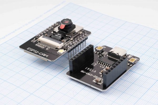 Модуль ESP32-CAM (8M x 8bits) з камерою OV2640, WiFi/Bluetooth, AI-Thinker HW-818 + ESP32-CAM MB V1541 Type-C