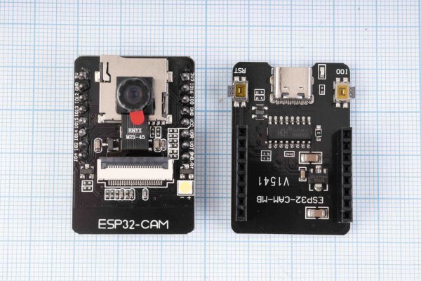 Модуль ESP32-CAM (8M x 8bits) з камерою OV2640, WiFi/Bluetooth, AI-Thinker HW-818 + ESP32-CAM MB V1541 Type-C