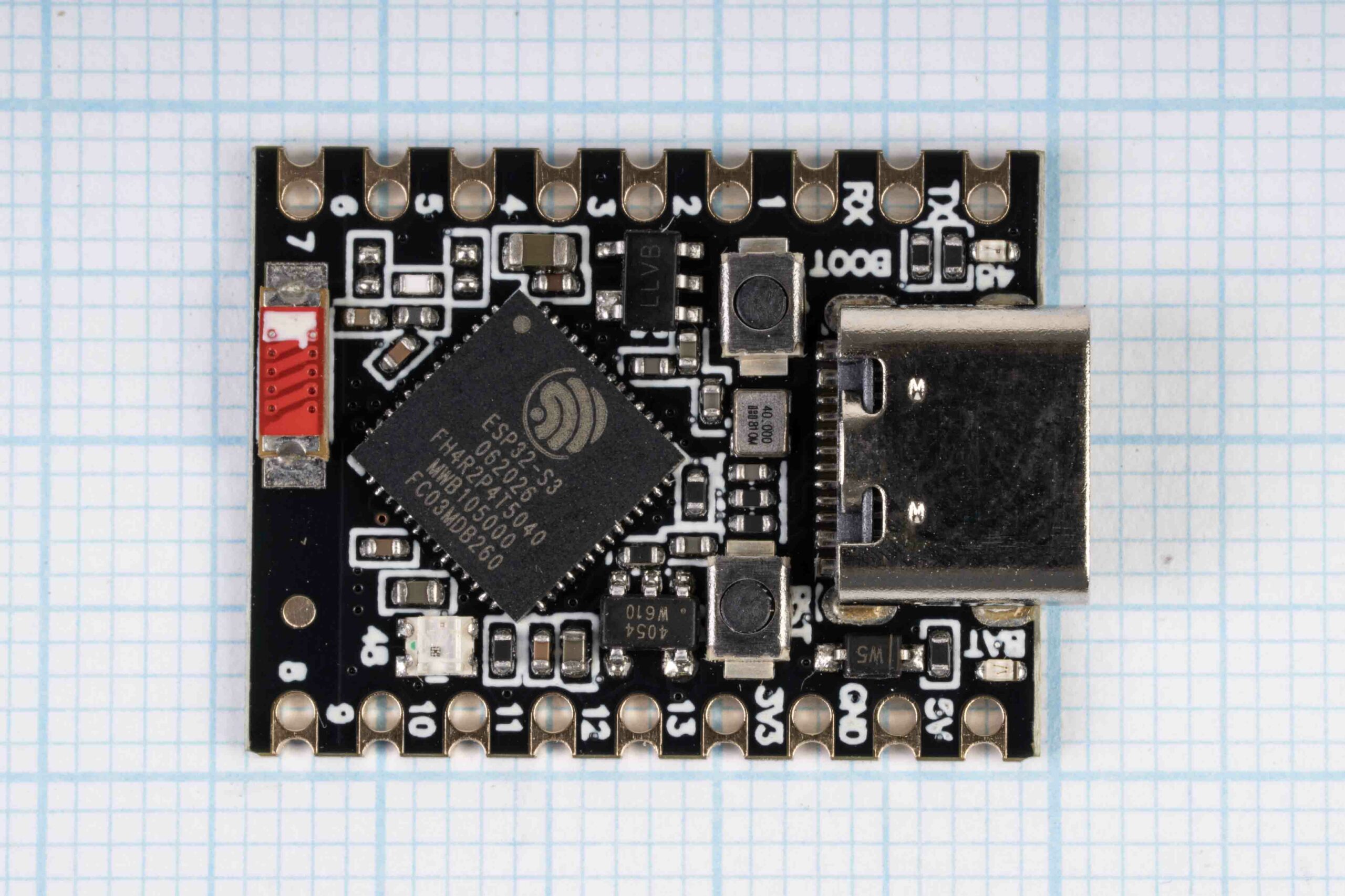 Плата розробника ESP32-S3 Super Mini (Dual-core, Wi-Fi + Bluetooth, USB-C)