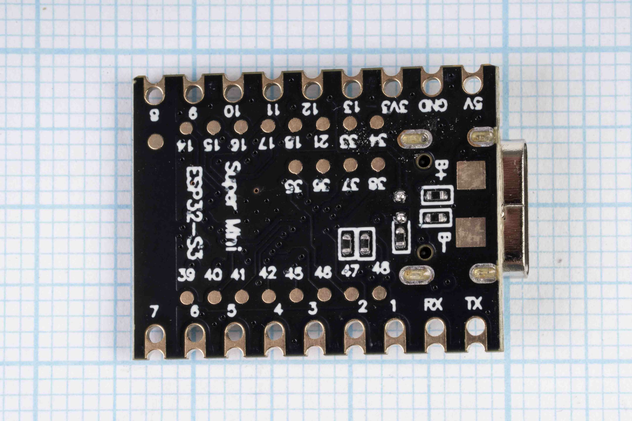 Плата розробника ESP32-S3 Super Mini (Dual-core, Wi-Fi + Bluetooth, USB-C)
