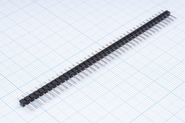 Штировий роз'єм PLS-40-G, конектор 40PIN тато 2.54 мм для плат Arduino