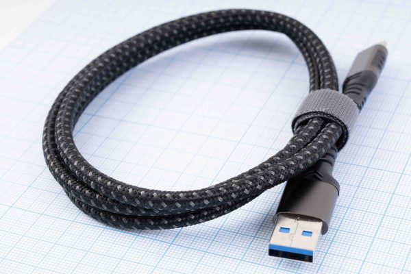 Кабель Hannord USB 3.2 AM/USB Type-C, 100 см, 60W, 10Gbps, нейлон