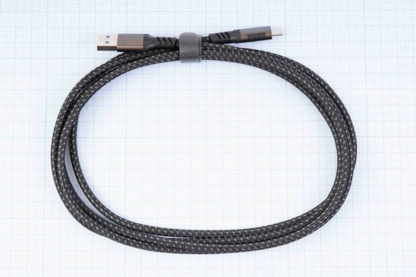 Кабель Hannord USB 3.2 AM/USB Type-C, 200 см, 60W, 10Gbps, нейлон