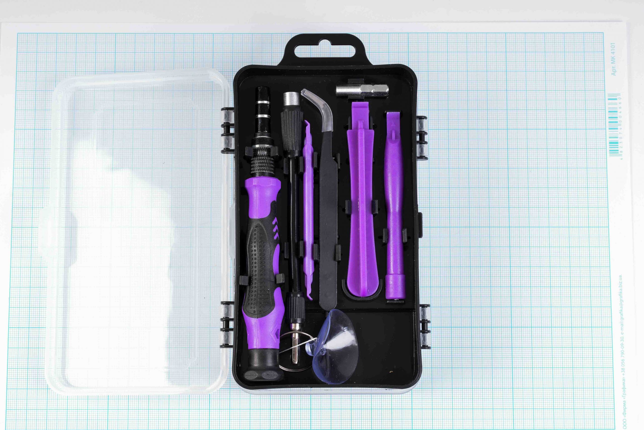 Викрутка прецизійна з набором біт (98 шт) та інструментами