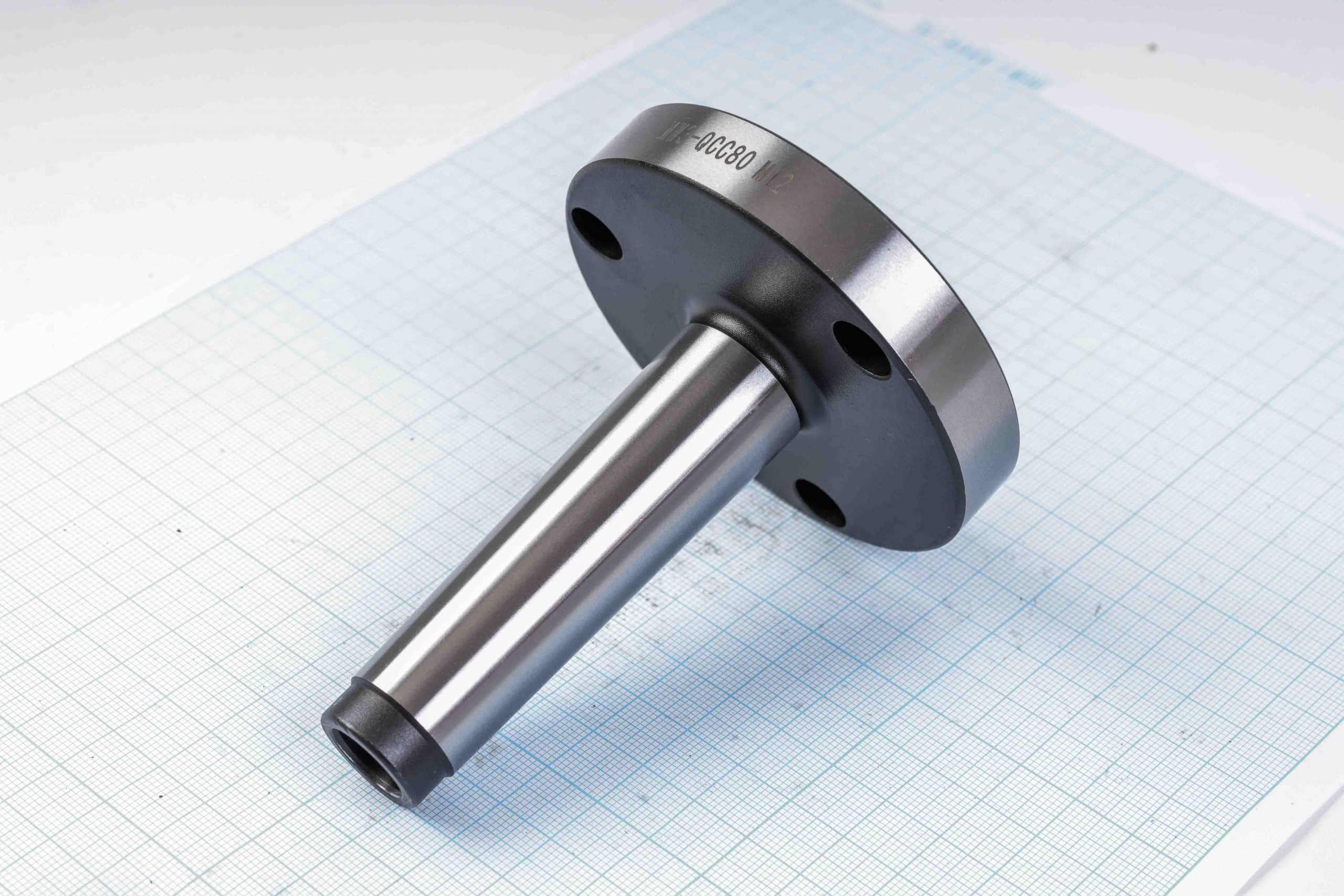 Фланець токарного патрона 80 мм, (оправка) перехідник на конус KM3 (MTB3), MW3-QCC80