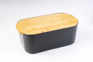 Хлібниця із бамбуковою кришкою, 33х18.5х12 см