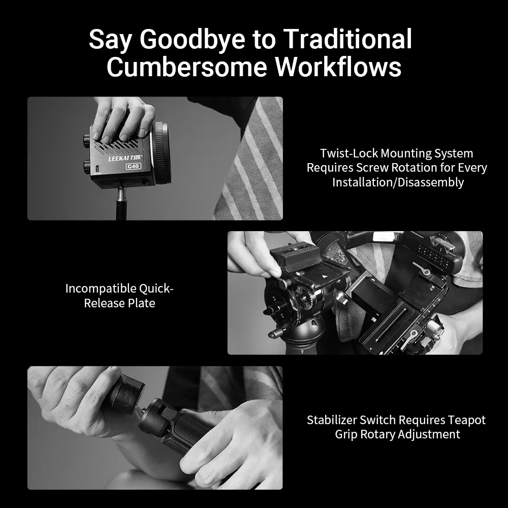 Швидкозйомний майданчик LEEKAI KC-40 Quick Release Base Plate