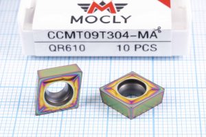 Вставка токарна (різець) CCMT09T304-MA QR610 MOCLY 55 HRC