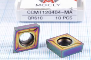 Вставка токарна (різець) CCMT120404-MA QR610 MOCLY 55 HRC