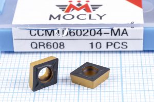 Вставка токарна (різець) CCMT060204-MA QR608 MOCLY 55 HRC