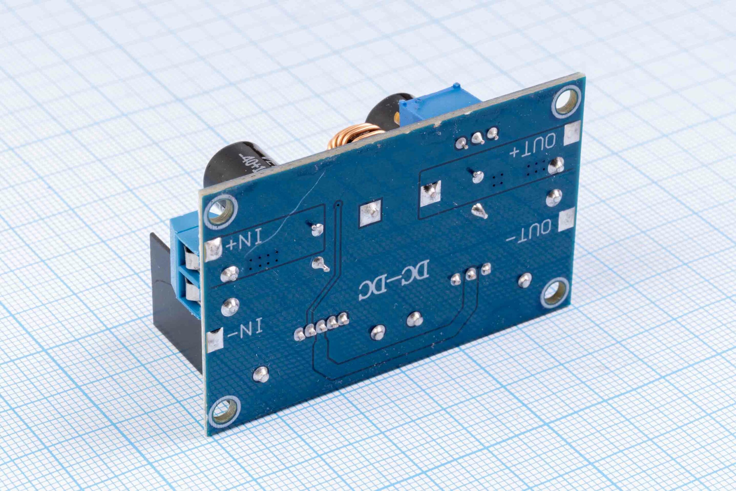 Перетворювач напруги знижуючий HW-674/XH-M407 DC-DC XL4016 4-38V/1.25-36V 8A/250W