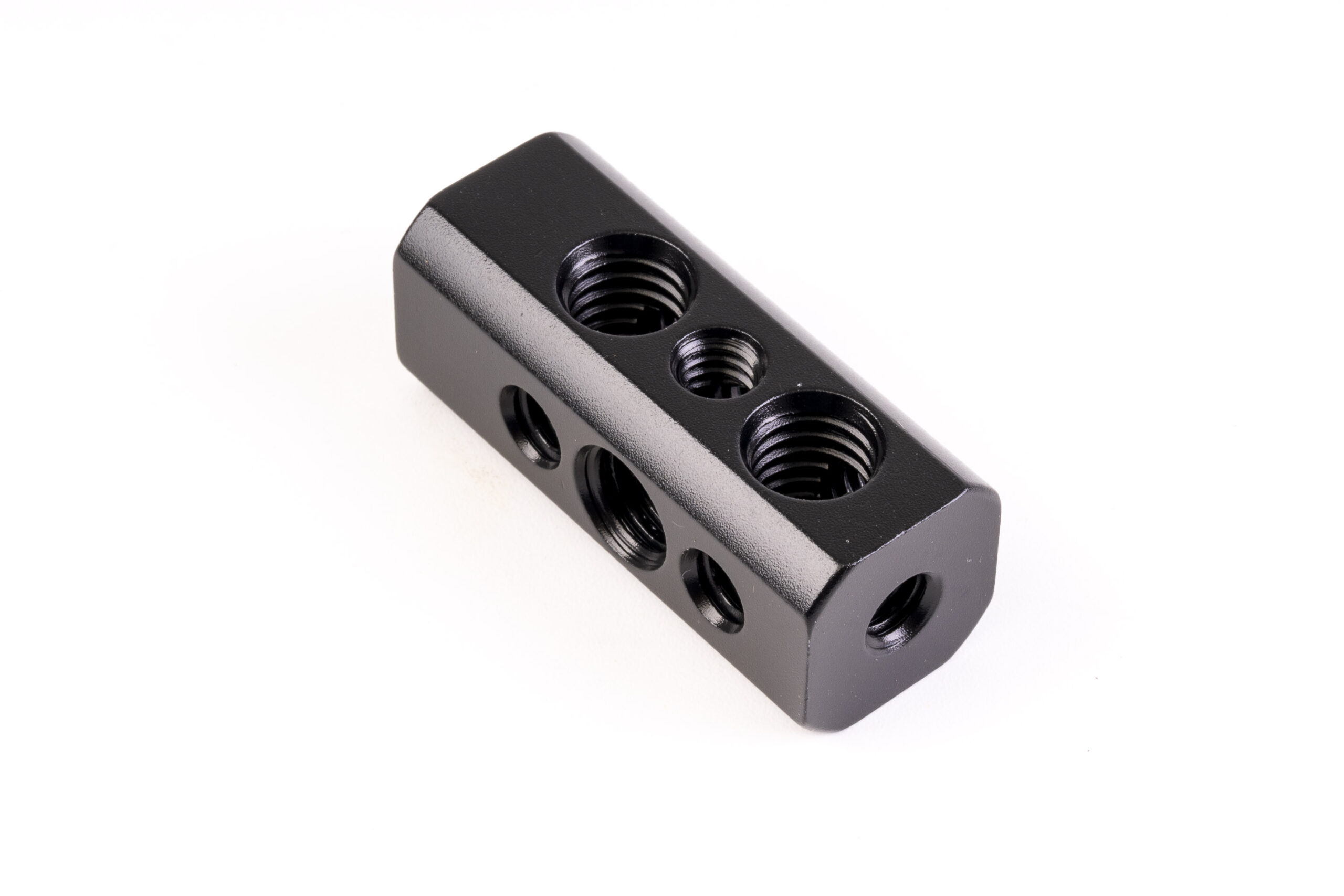 Алюмінієвий адаптер з різьбовими отворами 1/4" та 3/8"