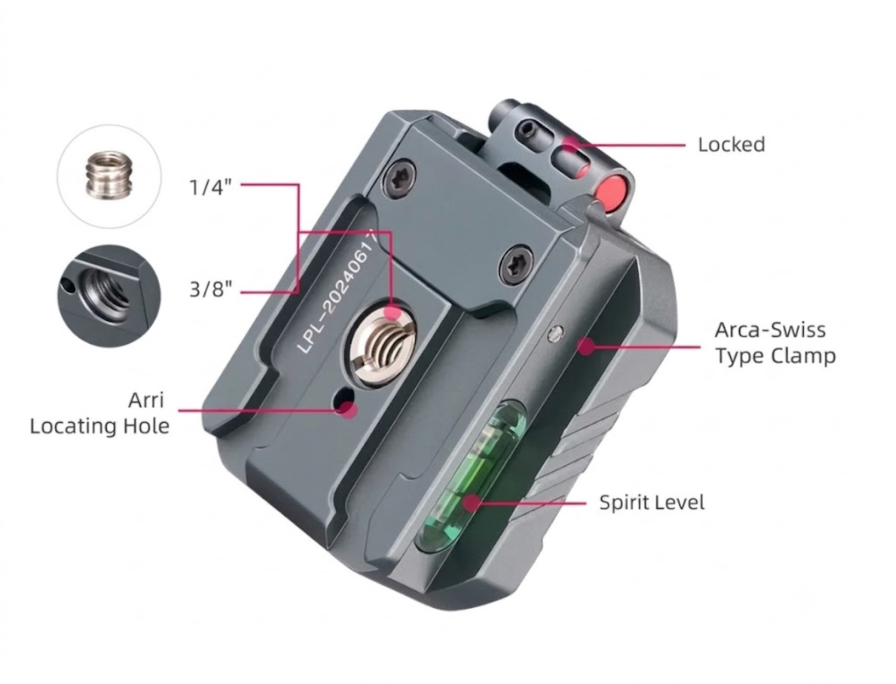 Швидкознімна база LEAPLIGHT (Arca-Swiss / DJI / DSLR)