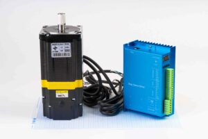 Кроковий двигун з енкодером та гальмом Nema34(86) Times Brilliant 86EBP147ALC-TKOB 8.5Nm, 6.0А + гібридний серводрайвер ZDM-2HA865